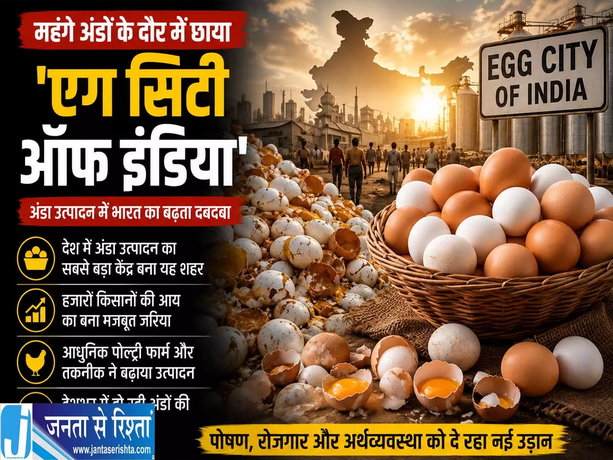 भारत के इस शहर के अंडों की विदेशों में जबरदस्त मांग भारत के इस शहर के अंडों की विदेशों में जबरदस्त मांग