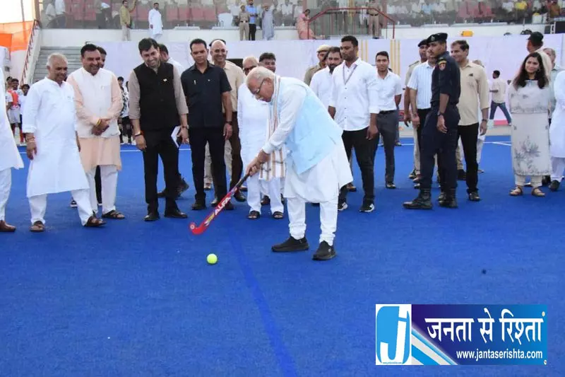 Karnal ध्यानचंद से प्रेरणा लें युवा खट्टर की अपील Karnal ध्यानचंद से प्रेरणा लें युवा खट्टर की अपील