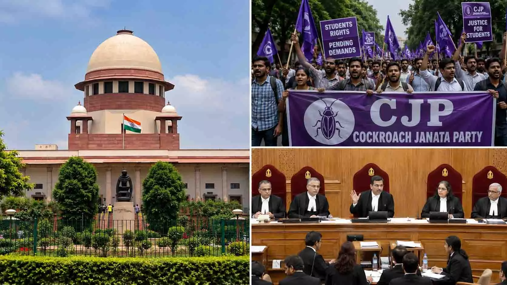 सुप्रीम कोर्ट ने CJP के दिल्ली मार्च पर रोक लगाने से किया इनकार, 5 सितंबर को होगा प्रदर्शन सुप्रीम कोर्ट ने CJP के दिल्ली मार्च पर रोक लगाने से किया इनकार, 5 सितंबर को होगा प्रदर्शन