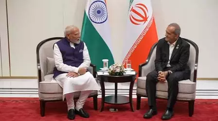 बिश्केक में ईरानी राष्ट्रपति पेजेश्कियन से मिले प्रधानमंत्री मोदी, पश्चिम एशिया के हालात पर की चर्चा बिश्केक में ईरानी राष्ट्रपति पेजेश्कियन से मिले प्रधानमंत्री मोदी, पश्चिम एशिया के हालात पर की चर्चा