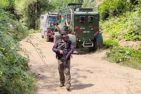 जम्मू-कश्मीर के शोपियां में आतंकियों के ठिकाने का भंडाफोड़, हथियार और गोला-बारूद बरामद जम्मू-कश्मीर के शोपियां में आतंकियों के ठिकाने का भंडाफोड़, हथियार और गोला-बारूद बरामद