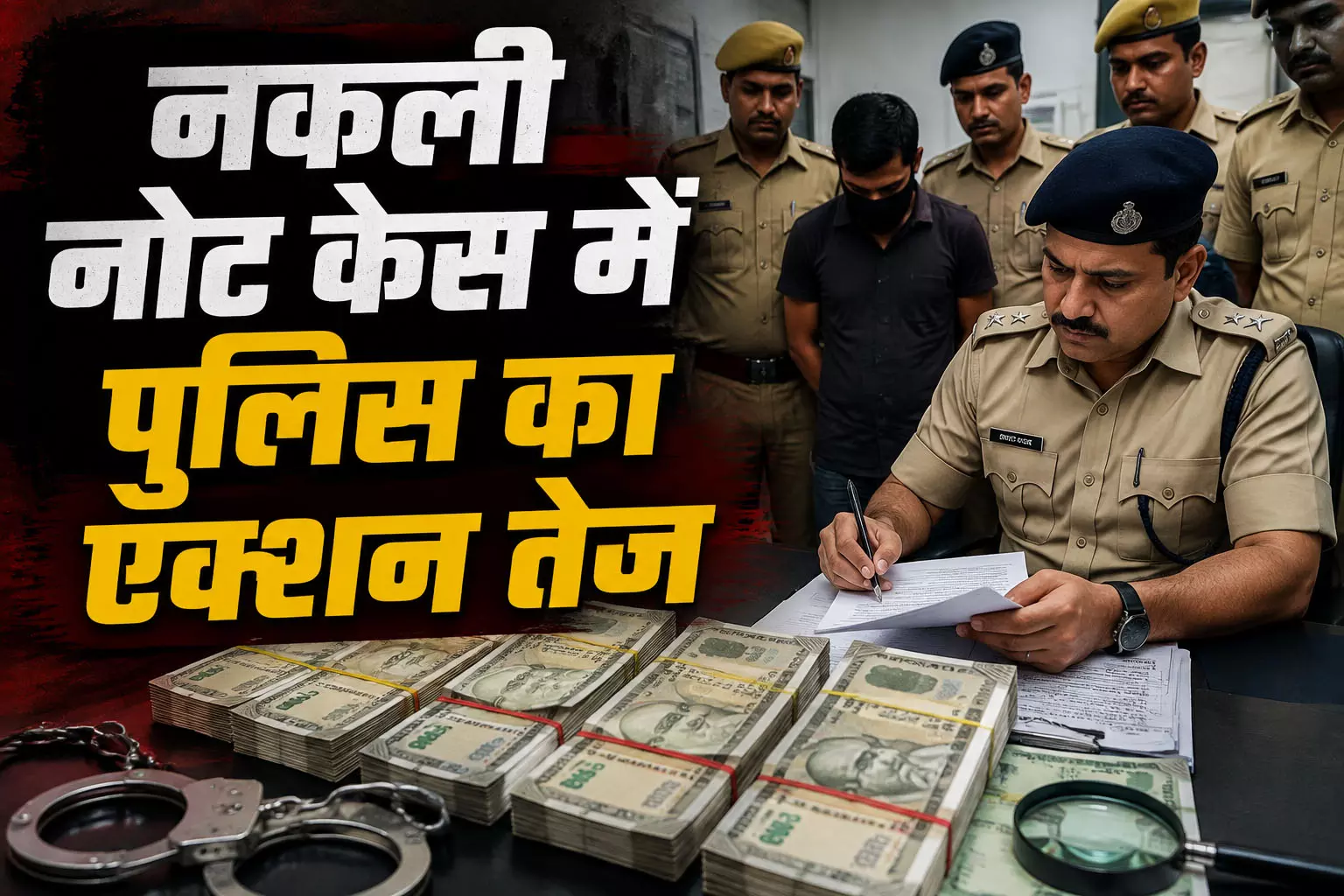 नकली नोट केस में पुलिस का एक्शन तेज नकली नोट केस में पुलिस का एक्शन तेज