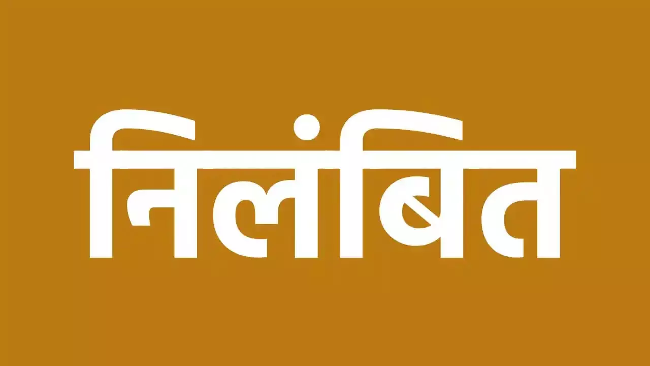 कोरबा में राजस्व निरीक्षक नीलकांत यादव निलंबित कोरबा में राजस्व निरीक्षक नीलकांत यादव निलंबित