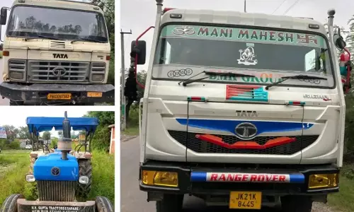 Kathua: खनन माफिया पर पुलिस का शिकंजा, अवैध खनन में लगे पांच वाहन जब्त