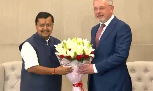 रूसी राजदूत डेनिस अलीपोव ने BJP अध्यक्ष नितिन नबीन से की मुलाकात