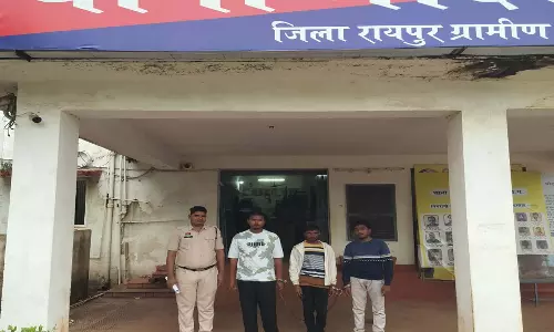 मंदिर हसौद पुलिस का बड़ा एक्शन, चाकू लहराने वाला आरोपी समेत 5 गिरफ्तार
