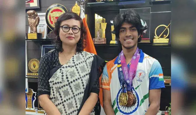तेलंगाना के स्केटर ने बनाया बड़ा सपना तेलंगाना के स्केटर ने बनाया बड़ा सपना
