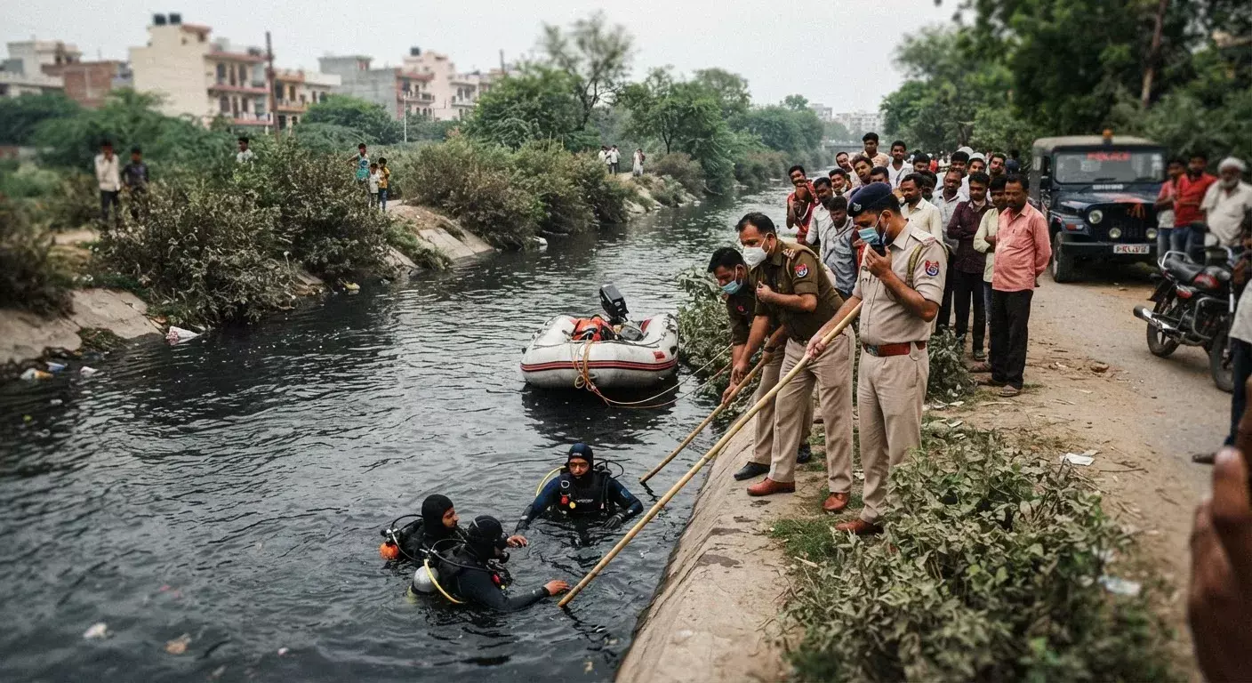 Faridabad: फरीदाबाद में महिला ने बच्ची संग नहर में लगाई छलांग, तलाश में जुटी टीमें Faridabad: फरीदाबाद में महिला ने बच्ची संग नहर में लगाई छलांग, तलाश में जुटी टीमें