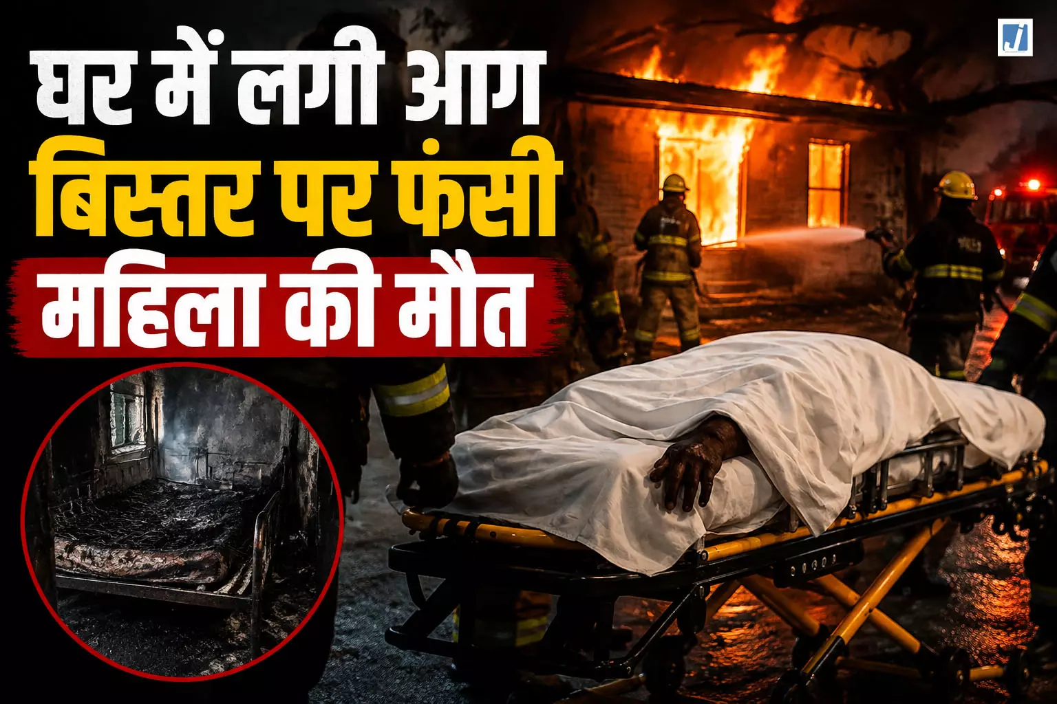 घर में लगी आग, बिस्तर से नहीं उठ पाई दिव्यांग महिला, आग में जली जिंदा घर में लगी आग, बिस्तर से नहीं उठ पाई दिव्यांग महिला, आग में जली जिंदा