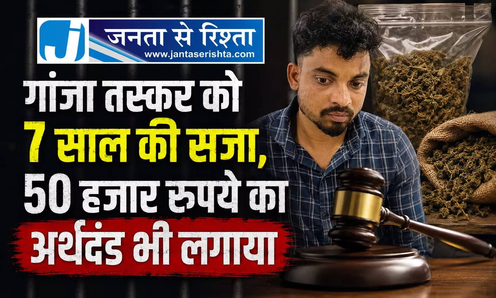 गांजा तस्कर को 7 साल की सजा, 50 हजार रुपये का अर्थदंड भी लगाया गांजा तस्कर को 7 साल की सजा, 50 हजार रुपये का अर्थदंड भी लगाया