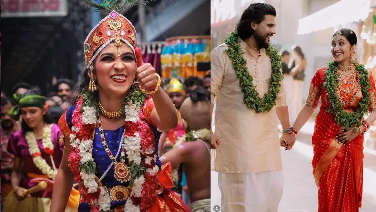 मशहूर गायक वैष्णव के. सुनील ने गुरुवायुर में रचाई शादी