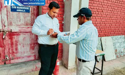 अंबाला DC ने EVM वेयरहाउस का किया निरीक्षण