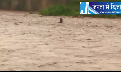 Himachal: रून नदी का जलस्तर बढ़ने से नाहन का ग्रामीण फंसा