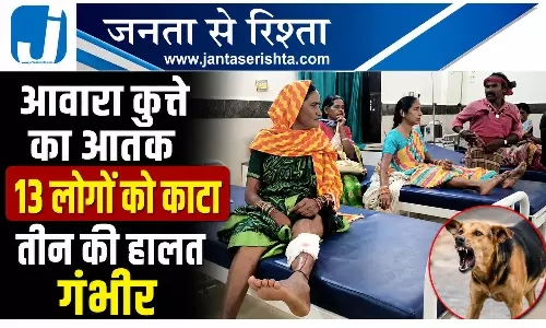 आवारा कुत्ते का आतंक 13 लोगों को काटा तीन की हालत गंभीर आवारा कुत्ते का आतंक 13 लोगों को काटा तीन की हालत गंभीर