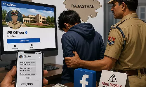 फर्जी फेसबुक अकाउंट से ठगी नाबालिग गिरफ्तार फर्जी फेसबुक अकाउंट से ठगी नाबालिग गिरफ्तार