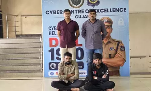 गुजरात में साइबर ठगी गिरोह को बैंक खाते उपलब्ध कराने वाले दो आरोपी गिरफ्तार