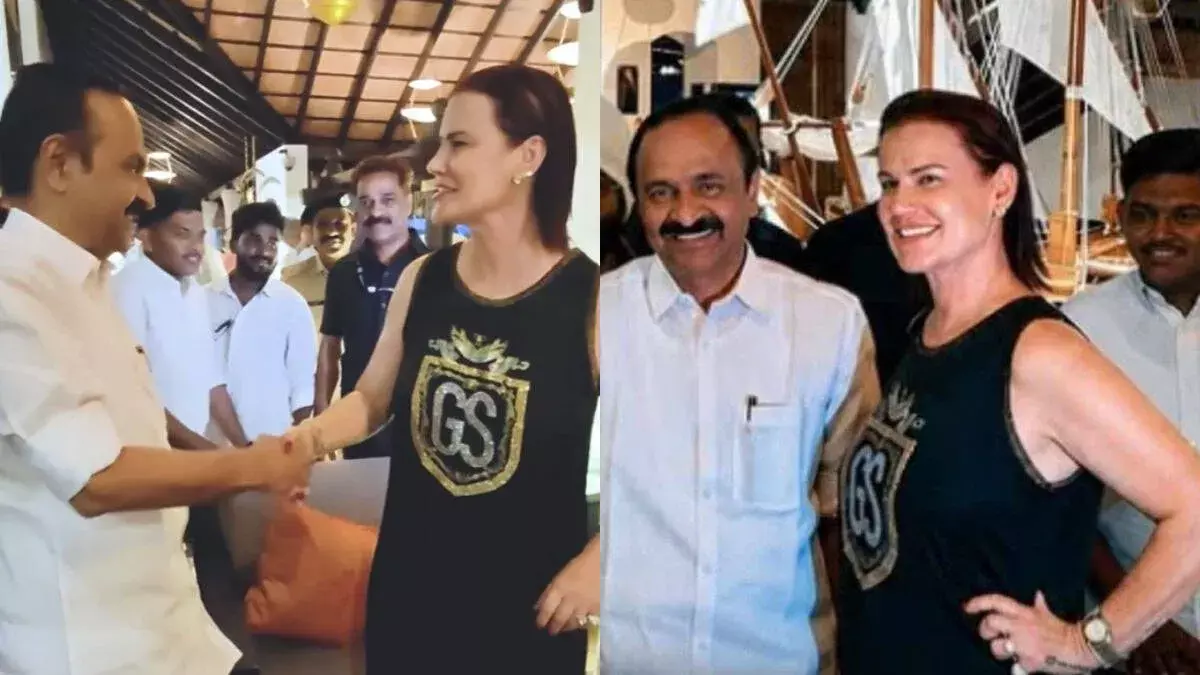 केरल पहुंचीं रोनाल्डो की बहन एल्मा, मुख्यमंत्री वी.डी. सतीसन से की मुलाकात