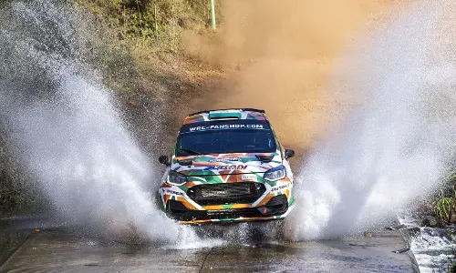 नवीन और मूसा ने पैराग्वे में WRC3 पोडियम हैट्रिक पूरी की