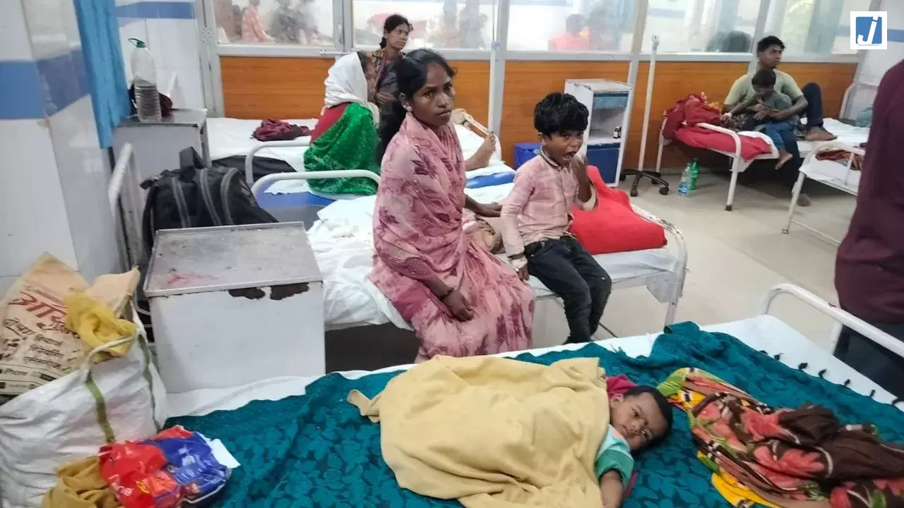 बालाघाट में बच्चों पर बीमारी का कहर, अस्पताल में एक बेड पर 3-4 मासूमों का इलाज बालाघाट में बच्चों पर बीमारी का कहर, अस्पताल में एक बेड पर 3-4 मासूमों का इलाज