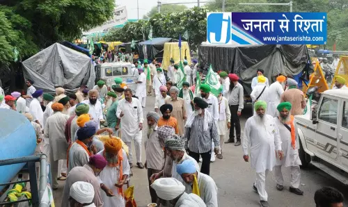मोहाली-चंडीगढ़ बॉर्डर पर SKM का प्रदर्शन तेज मोहाली-चंडीगढ़ बॉर्डर पर SKM का प्रदर्शन तेज