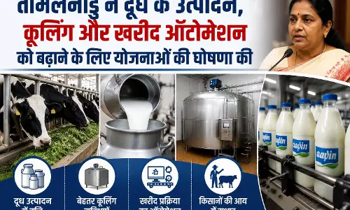 तमिलनाडु ने डेयरी सेक्टर मजबूत करने के लिए नई योजनाएं शुरू कीं तमिलनाडु ने डेयरी सेक्टर मजबूत करने के लिए नई योजनाएं शुरू कीं