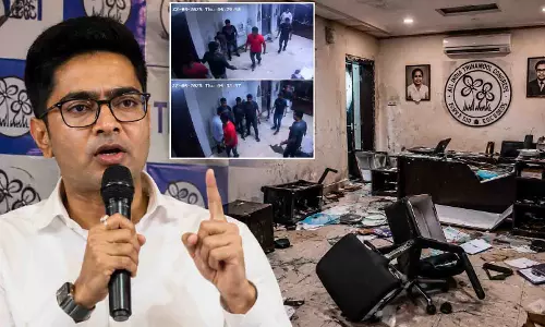 अभिषेक बनर्जी के TMC ऑफिस में तोड़फोड़ का आरोप, BJP पर निशाना, पार्टी ने आरोपों को बताया बेबुनियाद