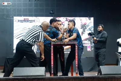 वर्ल्ड चैंपियनशिप के लिए जा रहे 16 एथलीटों के समर्थन में जुटे आर्म रेसलर्स