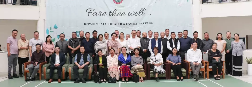 Nagaland: DHFW ने अधिकारियों को विदाई दी Nagaland: DHFW ने अधिकारियों को विदाई दी