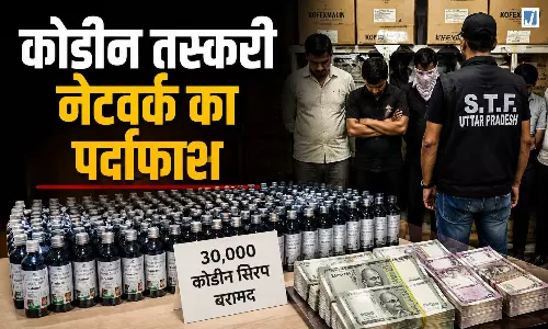 नशे के सौदागरों पर STF का शिकंजा, 3 करोड़ की कोडीन कफ सिरप जब्त नशे के सौदागरों पर STF का शिकंजा, 3 करोड़ की कोडीन कफ सिरप जब्त