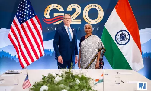 G20 बैठक में निर्मला सीतारमण और अमेरिकी ट्रेजरी सचिव की अहम मुलाकात G20 बैठक में निर्मला सीतारमण और अमेरिकी ट्रेजरी सचिव की अहम मुलाकात