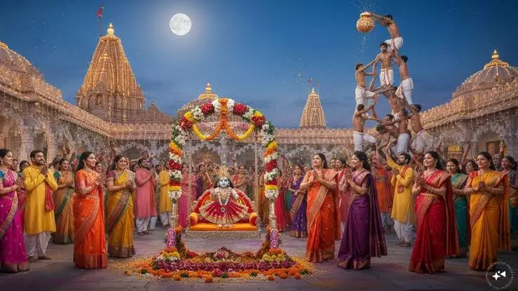4 सितंबर को कान्हा का जन्मोत्सव रोहिणी नक्षत्र से बढ़ेगा महत्व 4 सितंबर को कान्हा का जन्मोत्सव रोहिणी नक्षत्र से बढ़ेगा महत्व