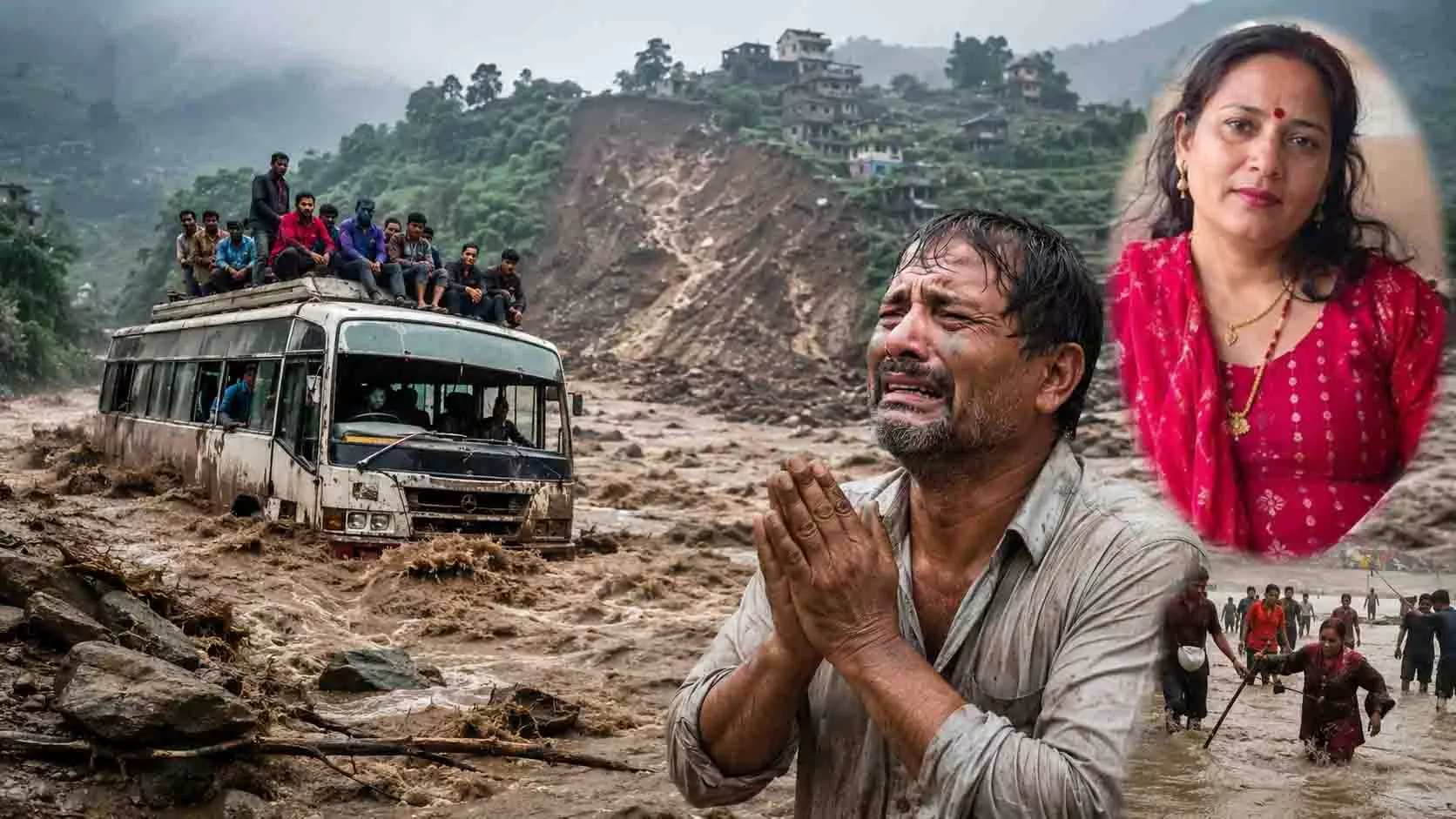 नेपाल बाढ़ में पत्नी से बिछड़ा पति, चलती बस से कूदकर बचाई जान, अब अपनों की तलाश नेपाल बाढ़ में पत्नी से बिछड़ा पति, चलती बस से कूदकर बचाई जान, अब अपनों की तलाश