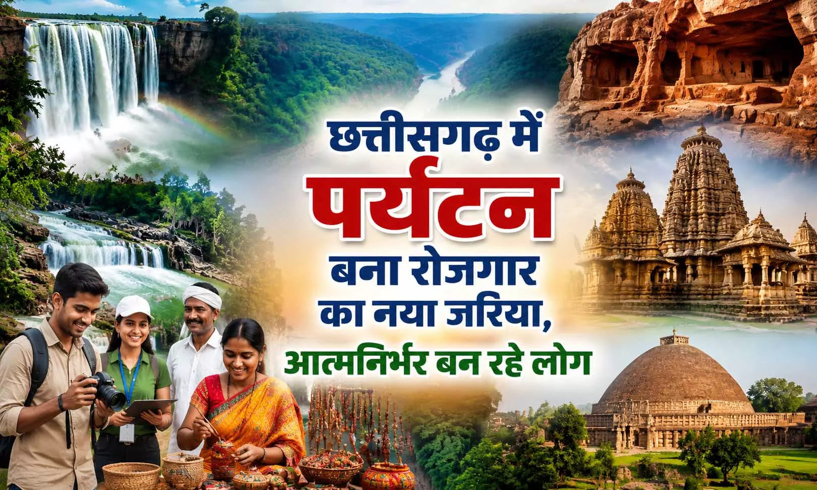 छत्तीसगढ़ में पर्यटन बना रोजगार का नया जरिया, आत्मनिर्भर बन रहे लोग छत्तीसगढ़ में पर्यटन बना रोजगार का नया जरिया, आत्मनिर्भर बन रहे लोग