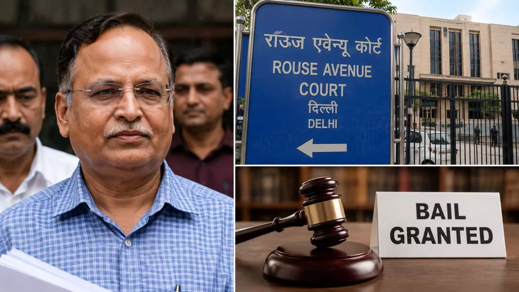 दिल्ली जल बोर्ड टेंडर केस में सत्येंद्र जैन को बड़ी राहत, राउज एवेन्यू कोर्ट ने दी जमानत दिल्ली जल बोर्ड टेंडर केस में सत्येंद्र जैन को बड़ी राहत, राउज एवेन्यू कोर्ट ने दी जमानत