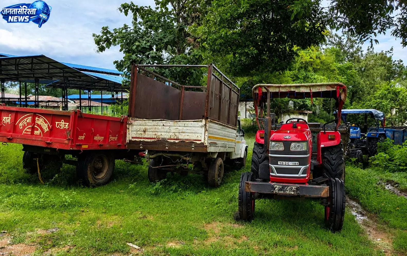 खनिज विभाग की बड़ी कार्रवाई, रेत-ईट निर्माण के लिए अवैध परिवहन, 4 ट्रैक्टर जब्त खनिज विभाग की बड़ी कार्रवाई, रेत-ईट निर्माण के लिए अवैध परिवहन, 4 ट्रैक्टर जब्त
