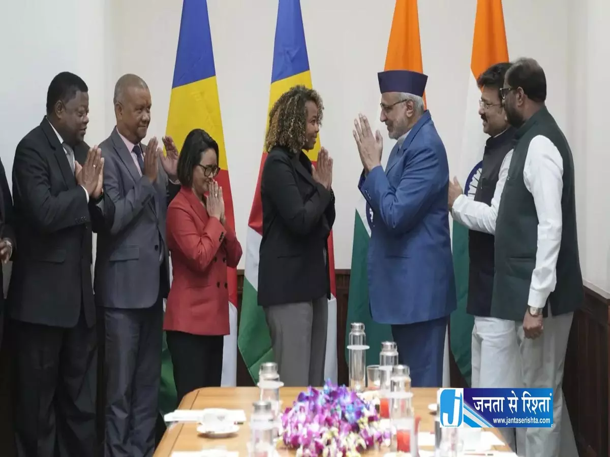 भारत सेशेल्स के बीच समुद्री सुरक्षा AI और ऊर्जा सहयोग पर बढ़ी बात भारत सेशेल्स के बीच समुद्री सुरक्षा AI और ऊर्जा सहयोग पर बढ़ी बात