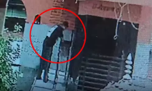 मंदिर में चोर का धावा, पकड़ने की कोशिश के बावजूद भाग निकला आरोपी