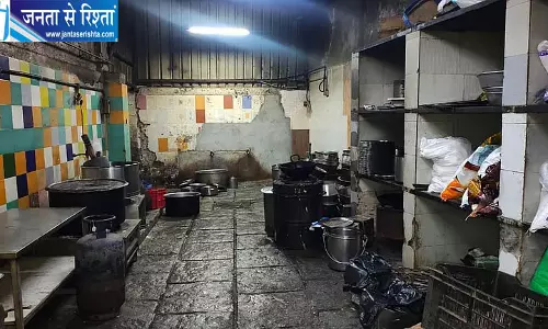 चेयरमैन क्लब की रसोई सील खाद्य विभाग का एक्शन