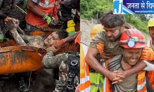 नेपाल बाढ़ के बाद सुरंग से जिंदा मिले मजदूर नेपाल बाढ़ के बाद सुरंग से जिंदा मिले मजदूर