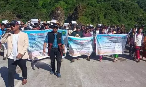 सियांग अपर प्रोजेक्ट का विरोध: ग्रामीणों के समर्थन में उतरा SIFFYW सियांग अपर प्रोजेक्ट का विरोध: ग्रामीणों के समर्थन में उतरा SIFFYW