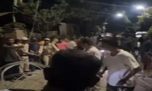 थौबल में कांग्रेस CLP नेता के. मेघाचंद्र के घर पर बम फेंका गया थौबल में कांग्रेस CLP नेता के. मेघाचंद्र के घर पर बम फेंका गया