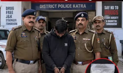 कटड़ा में 6.9 ग्राम हेरोइन के साथ नशा तस्कर गिरफ्तार, पुलिस ने शुरू की जांच