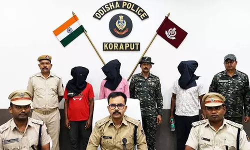 Koraput: 12,000 गांजे के पौधों पर चला प्रशासन का डंडा, 3 तस्कर गिरफ्तार Koraput: 12,000 गांजे के पौधों पर चला प्रशासन का डंडा, 3 तस्कर गिरफ्तार