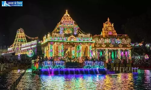Andhra: तिरुपति कृष्णाष्टमी उत्सव के लिए तैयार है