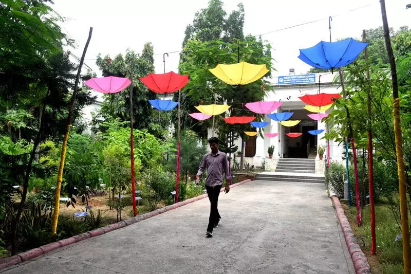 University of Delhi में देश का पहला कार्बन गार्डन University of Delhi में देश का पहला कार्बन गार्डन