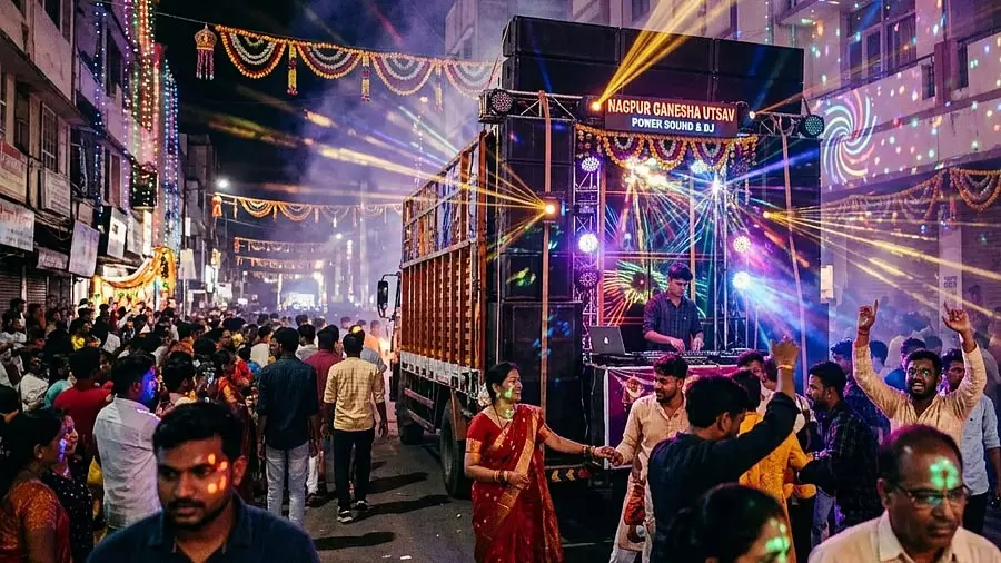 नागपुर में त्योहारों पर हाई-पावर साउंड सिस्टम और लेजर लाइट पर रोक नागपुर में त्योहारों पर हाई-पावर साउंड सिस्टम और लेजर लाइट पर रोक