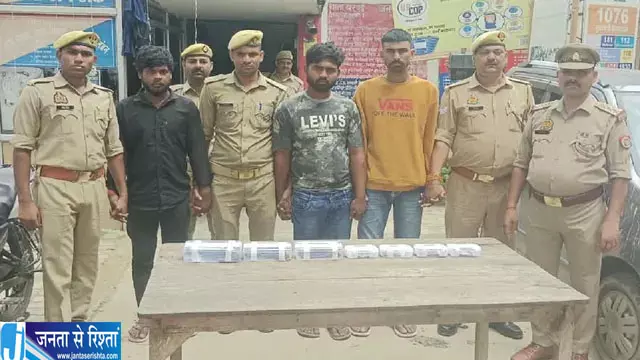 कबाड़ कारोबारी से लूट का खुलासा, पुलिस मुठभेड़ में बदमाश घायल; तीन साथी गिरफ्तार कबाड़ कारोबारी से लूट का खुलासा, पुलिस मुठभेड़ में बदमाश घायल; तीन साथी गिरफ्तार