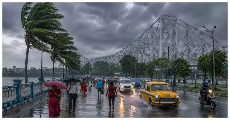 Kolkata: पश्चिम बंगाल में आज बारिश की संभावना, उत्तर बंगाल में मौसम विभाग का अलर्ट Kolkata: पश्चिम बंगाल में आज बारिश की संभावना, उत्तर बंगाल में मौसम विभाग का अलर्ट