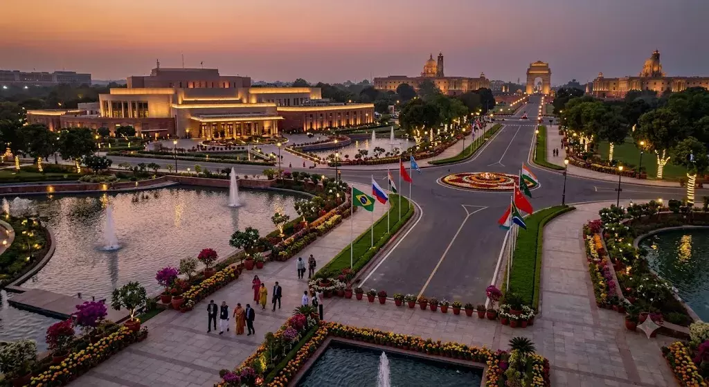 New Delhi: ब्रिक्स सम्मेलन के लिए नई दिल्ली का होगा भव्य श्रृंगार, रोशन होंगे प्रमुख स्थल New Delhi: ब्रिक्स सम्मेलन के लिए नई दिल्ली का होगा भव्य श्रृंगार, रोशन होंगे प्रमुख स्थल