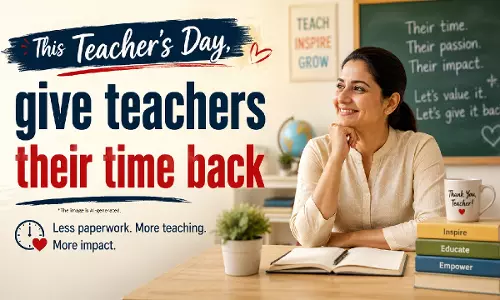 इस शिक्षक दिवस पर, शिक्षकों को उनका समय वापस दें इस शिक्षक दिवस पर, शिक्षकों को उनका समय वापस दें